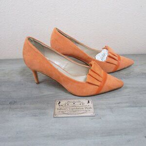 Journee Collection Women's 7 Marek Slip on Stiletto Heels Pump - Orange